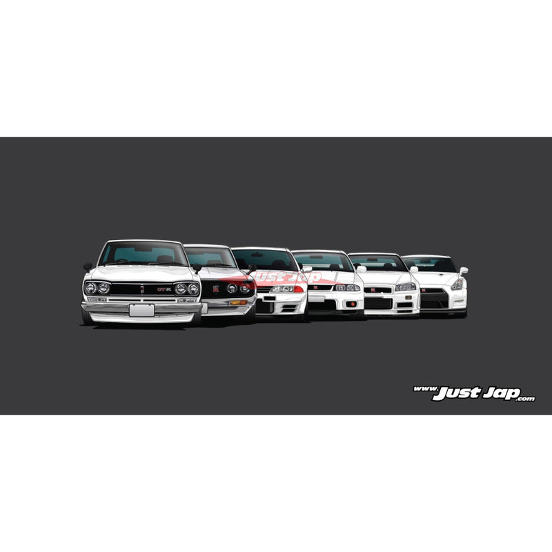 AK Racing Gaming Keyboard / Mousepad - Nissan GTR Vehicle History