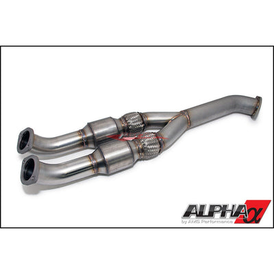 AMS Alpha Peformance 90mm Centre Mide Y Pipe (90mm Catalytic Converted) Fits Nissan R35 GTR