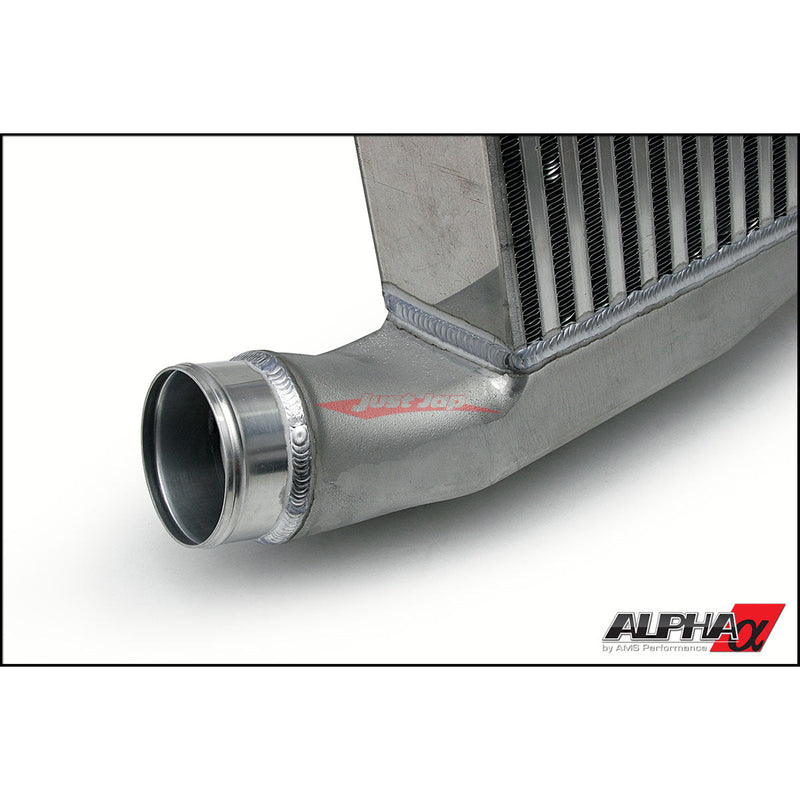 AMS Alpha Performance 102mm Street Front Mount Intercooler (Stock I/C Piping) Fits Nissan R35 GTR