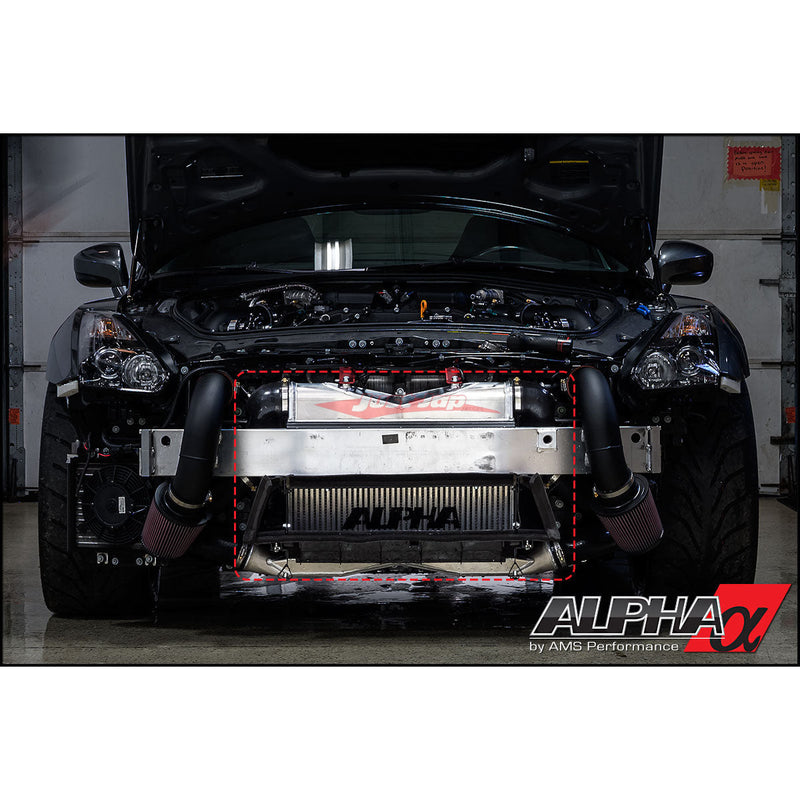 AMS Alpha Performance 115mm Race Front Mount Intercooler Fits Nissan R35 GTR (2007-)