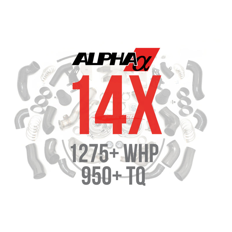 AMS Alpha Performance 14X Turbo Charger Kit (G30 770 A/R .83) Fits Nissan R35 GTR (07-)
