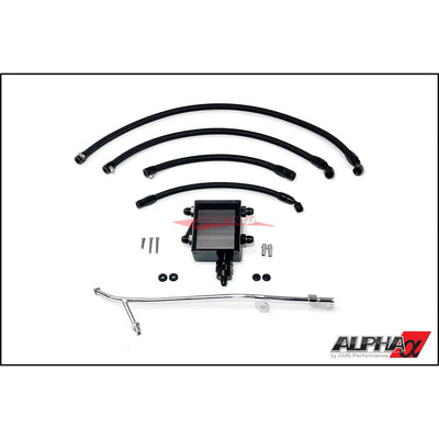 AMS Alpha Performance Air Oil Separator Fits Nissan R35 GTR