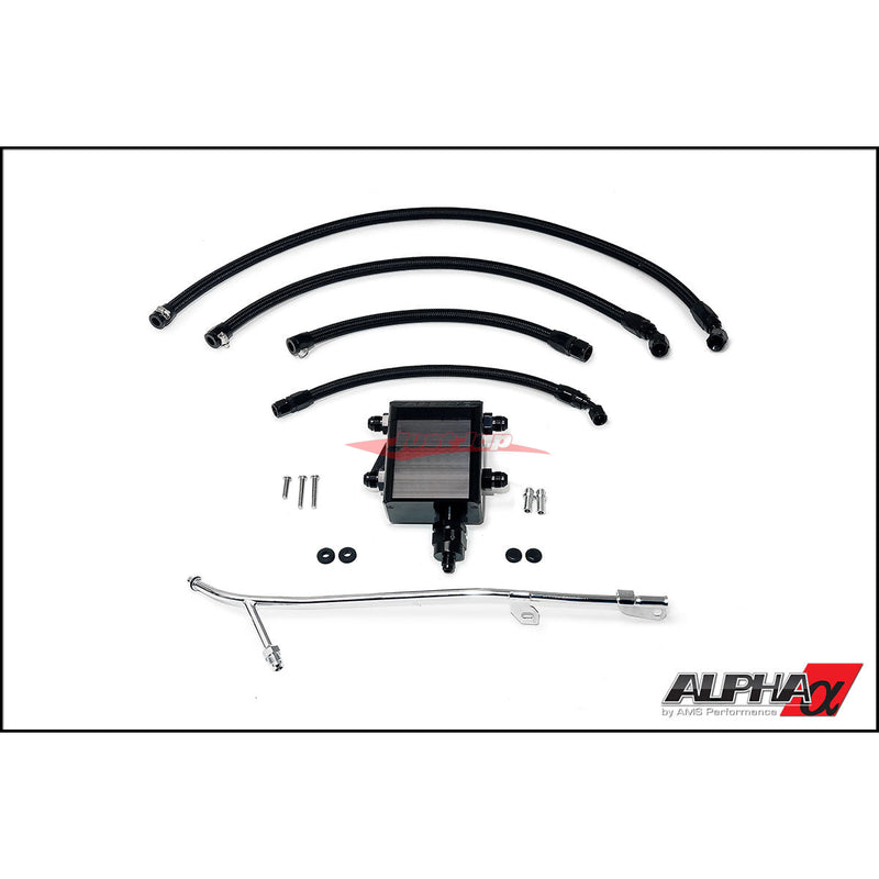 AMS Alpha Performance Air Oil Separator Fits Nissan R35 GTR