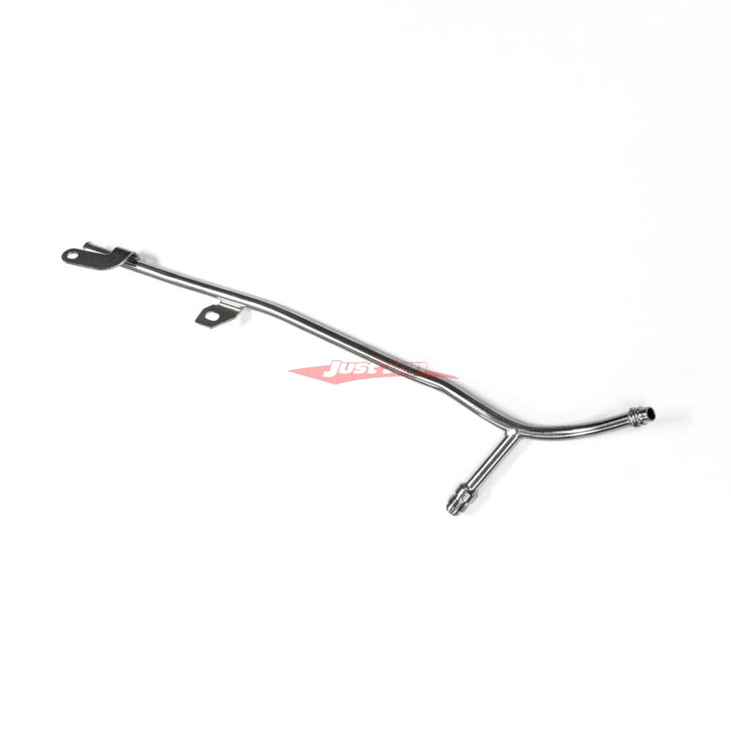 AMS Alpha Performance (AOS) Air Oil Seperator Dipstick Oil Drain Fits Nissan R35 GTR