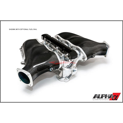 AMS Alpha Performance Carbon Fiber / Billet Intake Manifold fits Nissan R35 GTR 07-