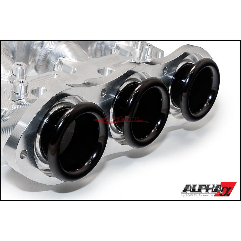 AMS Alpha Performance Carbon Fiber / Billet Intake Manifold fits Nissan R35 GTR 07-