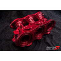 AMS Alpha Performance Carbon Fiber / Billet Intake Manifold fits Nissan R35 GTR 07-