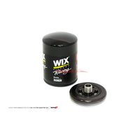 AMS Alpha Performance CNC Billet Oil Filter Adapter with WIX Race Filter Fits Nissan R35 GTR VR38DETT