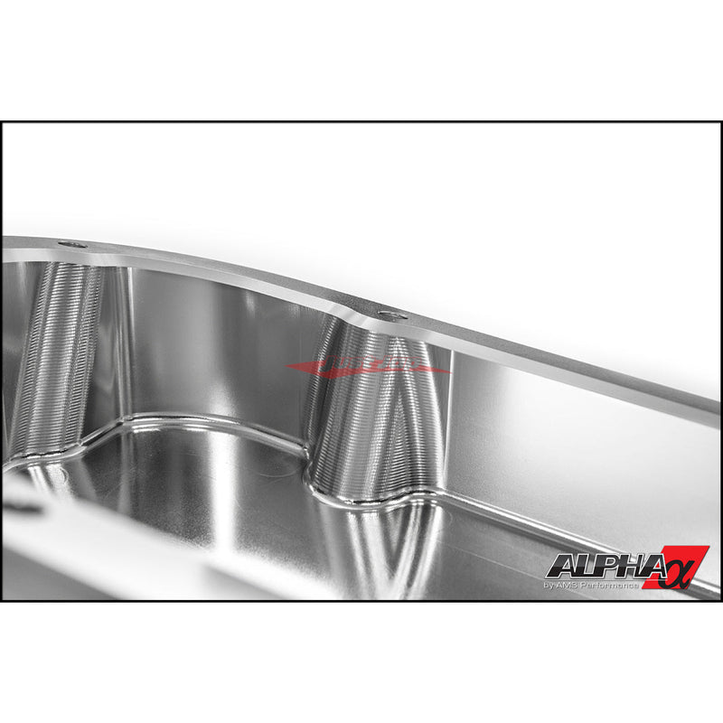 AMS Alpha Performance CNC Deep Wet Sump Oil Pan & Pick Up Fits Nissan R35 GTR VR38DETT