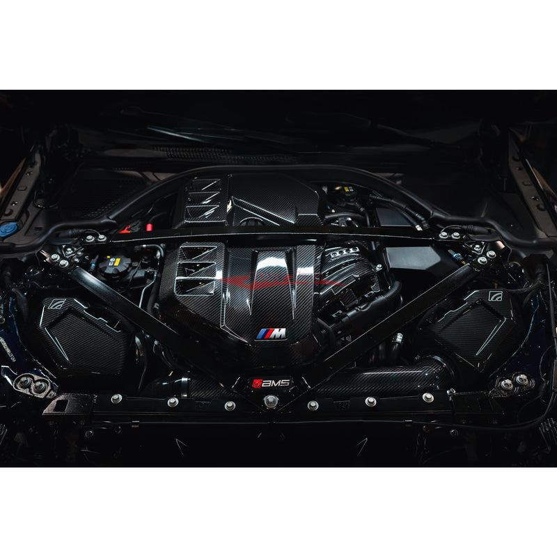 AMS Alpha Performance Cold Air Intake System (Carbon Top Covers) Fits BMW G8X M2/M3/M4 S58