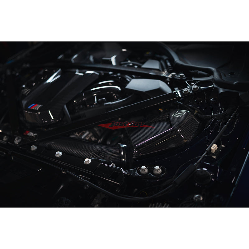 AMS Alpha Performance Cold Air Intake System (Carbon Top Covers) Fits BMW G8X M2/M3/M4 S58