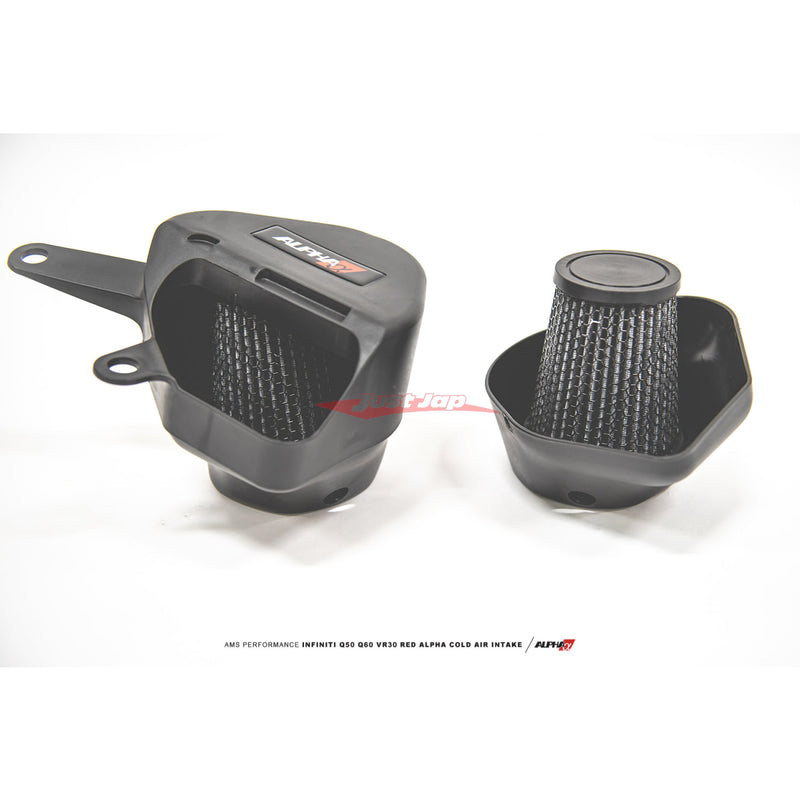 AMS Alpha Performance Cold Air Intakes Fits Infiniti Q50/Q60 Red Sport & Nissan Skyline 400R RV37 (VR30DDTT)