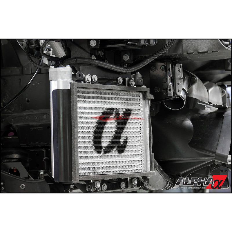 AMS Alpha Performance Engine Oil Cooler Upgrade fits Nissan R35 GTR