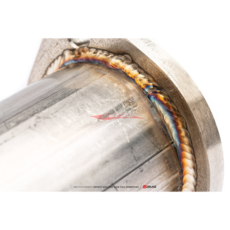 AMS Alpha Performance Full Race Down Pipes Fits Infinti Q50/Q60, Nissan Skyline 400R RV37 & Nissan Z RZ34 (VR30DDTT)
