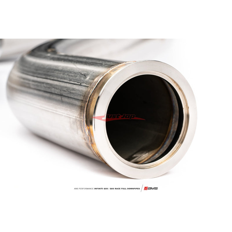 AMS Alpha Performance Full Race Down Pipes Fits Infinti Q50/Q60, Nissan Skyline 400R RV37 & Nissan Z RZ34 (VR30DDTT)
