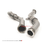 AMS Alpha Performance Full Street Race Downpipe Dump Pipe Set Fits Infinti Q50/Q60, Nissan Skyline 400R RV37 & Nissan Z RZ34 (VR30DDTT)