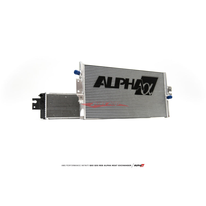 AMS Alpha Performance Heat Exchanger Intercooler Fits Infinti Q50/Q60 & Nissan Skyline 400R RV37 (VR30DDTT)