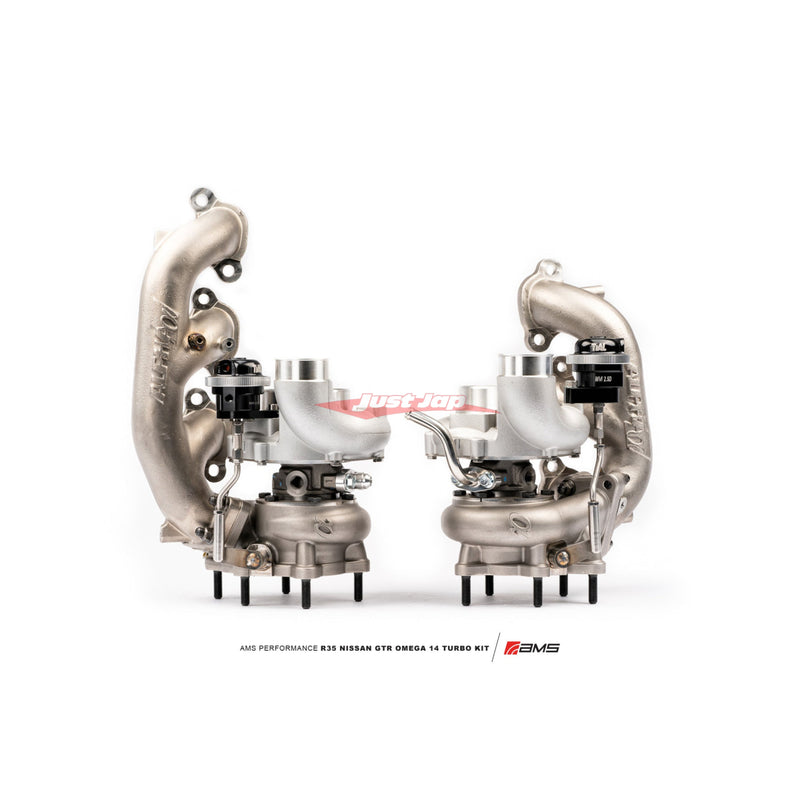 AMS Alpha Performance Omega 14 Turbo Charger Kit fits Nissan R35 GTR (07-19)