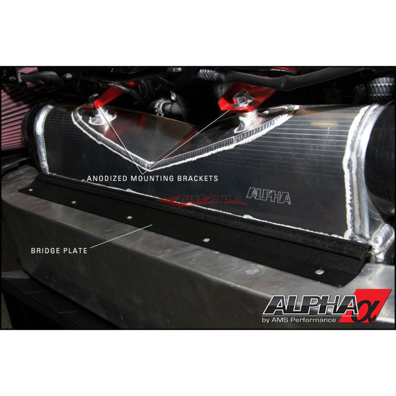 AMS Alpha Performance Race Front Mount Intercooler Upgrade (With Logo) Fits Nissan R35 GTR (2007-)