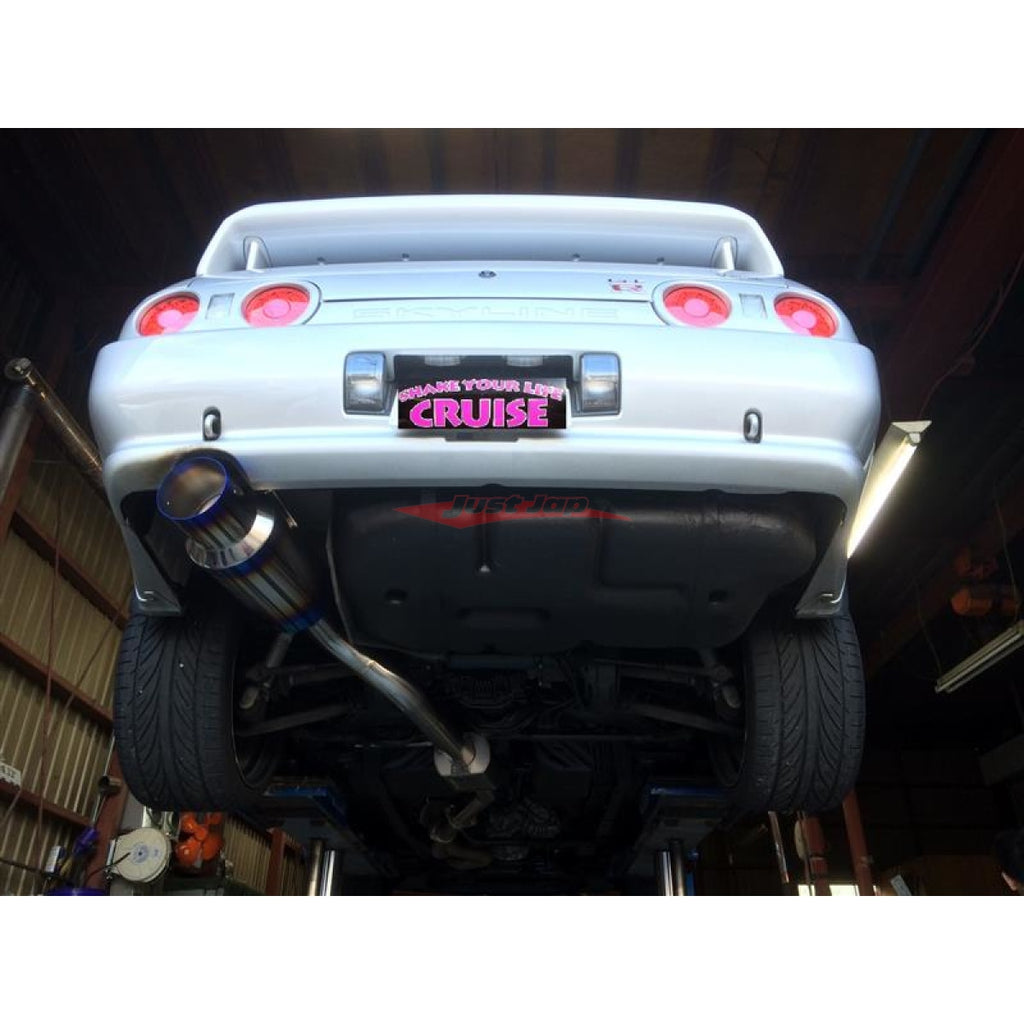 AMUSE R1 Titan 90mm Spec STTI Exhaust Fits Nissan R32 Skyline GTR ...
