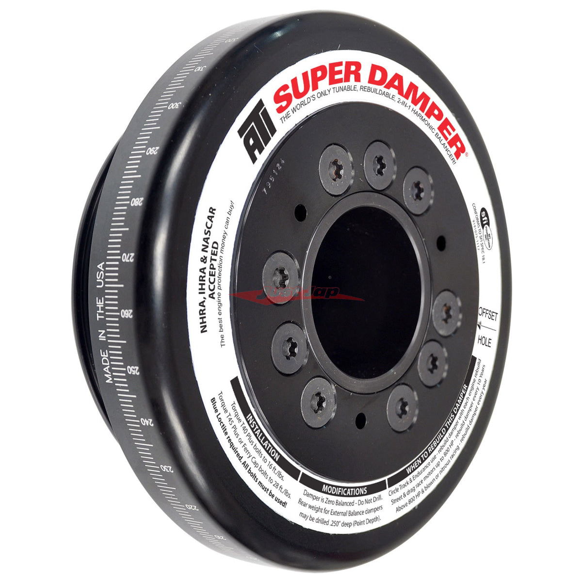 ATI Super Damper Harmonic Balancer (5% Reduction) Fits Nissan R35 GTR ...