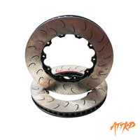 ATTKD Front Brake Disc Rotors 380mm (J Hook) fits Nissan R35 GTR (07-10)