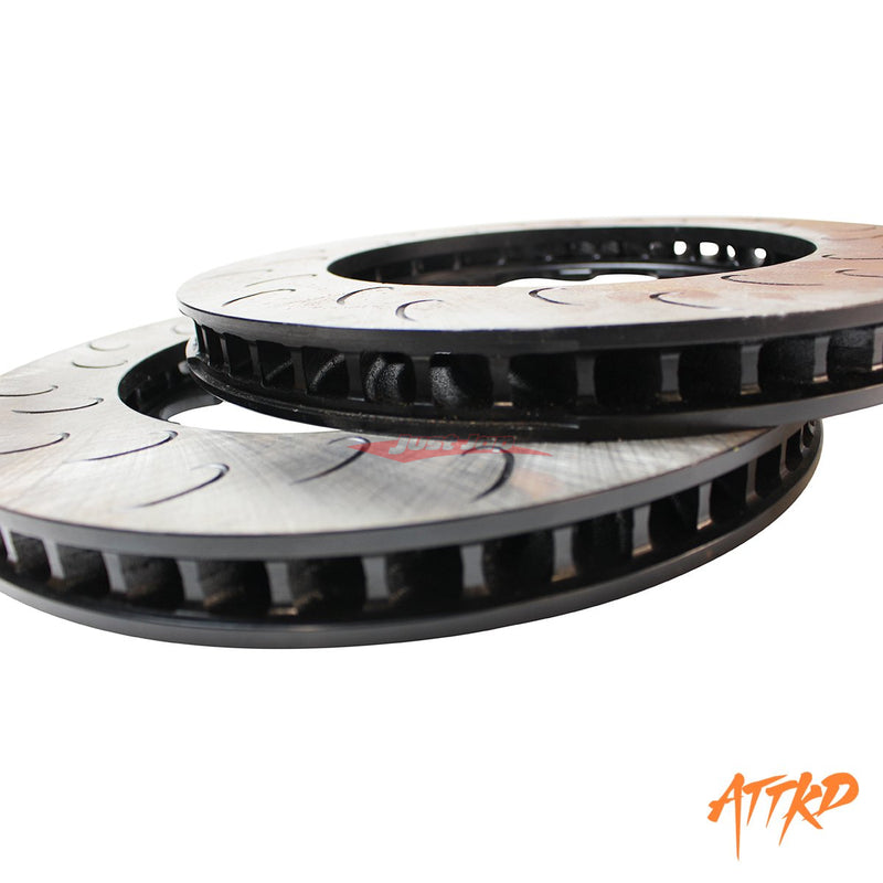 ATTKD Front Brake Disc Rotors 390mm (J Hook) fits Nissan R35 GTR DBA/EBA (2011+)