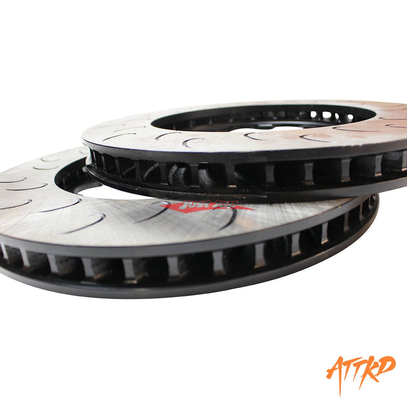 ATTKD Rear Brake Disc Rotors 380mm (J-Hook) fits Nissan R35 GTR (2007+)