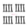 ATTKD Rear Brake Rotor Centre Hat Bolt & Nut Set (16 Piece) Fits Nissan R35 GTR 380mm (OEM Centre Hats)