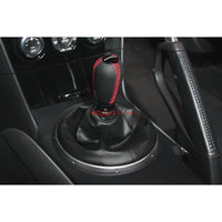 AutoExe Genuine Leather Gear Shift Knob - Black Stitch Manual Transmission (M10 x 1.25)