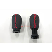 AutoExe Genuine Leather Gear Shift Knob - Black Stitch Manual Transmission (M10 x 1.25)