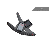 AutoTecknic Pre-Preg Dry Carbon Competition Shift Paddles (Matte / Red) Fits Nissan R35 GTR 2017+