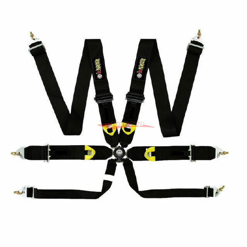 Autotecnica 6-point Racing Harness - Black