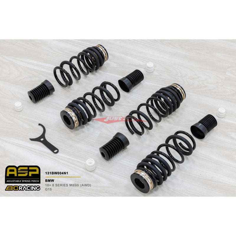 BC Racing ASP Adjustable Spring Perch fits BMW 8 SERIES M850i G15 18 - current