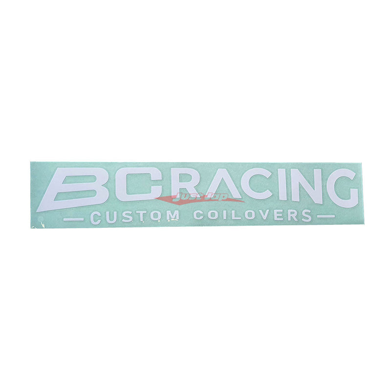 BC Racing Custom Coilovers Decal / Sticker - Large 350mm x 60mm
