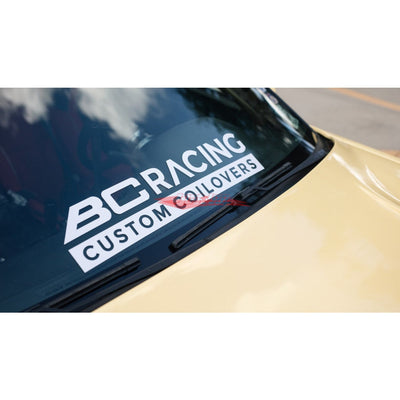 BC Racing Custom Coilovers Decal / Sticker - Large 380mm x 60mm