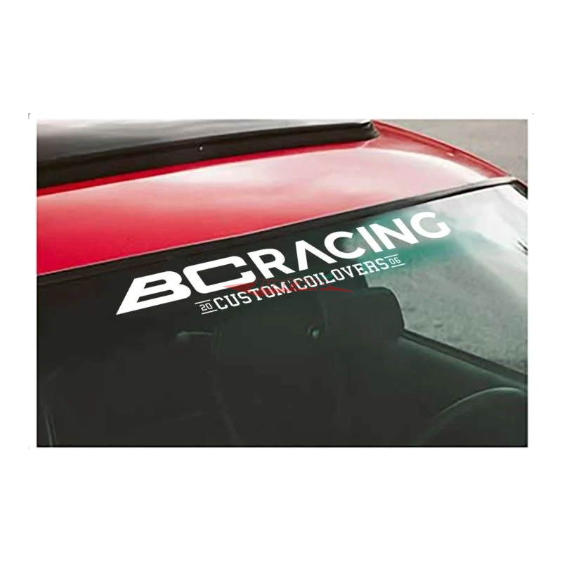 BC Racing Custom Coilovers "Est. 2006" Windsceen Banner Decal / Sticker - Large 610mm x 110mm