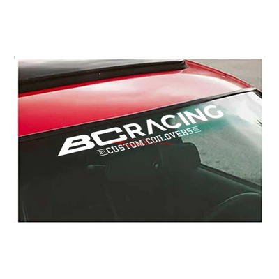 BC Racing Custom Coilovers "Est. 2006" Windsceen Banner Decal / Sticker - Large 610mm x 110mm
