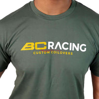 BC Racing Custom Coilovers Logo T-shirt (Green / Black)