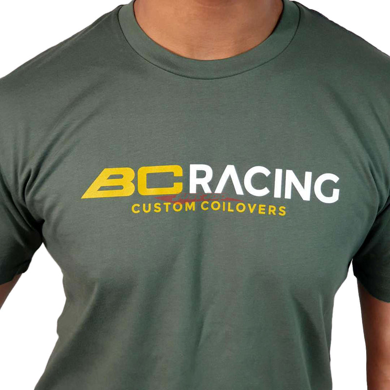 BC Racing Custom Coilovers Logo T-shirt (Green / Black)