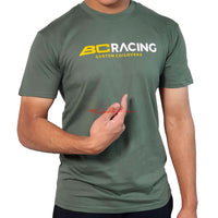 BC Racing Custom Coilovers Logo T-shirt (Green / Black)