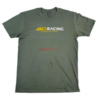 BC Racing Custom Coilovers Logo T-shirt (Green / Black) Green
