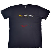 BC Racing Custom Coilovers Logo T-shirt (Green / Black) Black