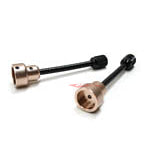 BC Racing Flexible Rear Damper Extender Set 110mm (GOLD) Fits BR/DS/RM Design