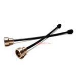 BC Racing Flexible Rear Damper Extender Set 250mm (GOLD) Fits BR/DS/RM Design