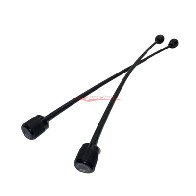 BC Racing Flexible Rear Damper Extender Set 300mm (BLACK) Fits BC Racing V1/ER/HM/ZR/ZX Series