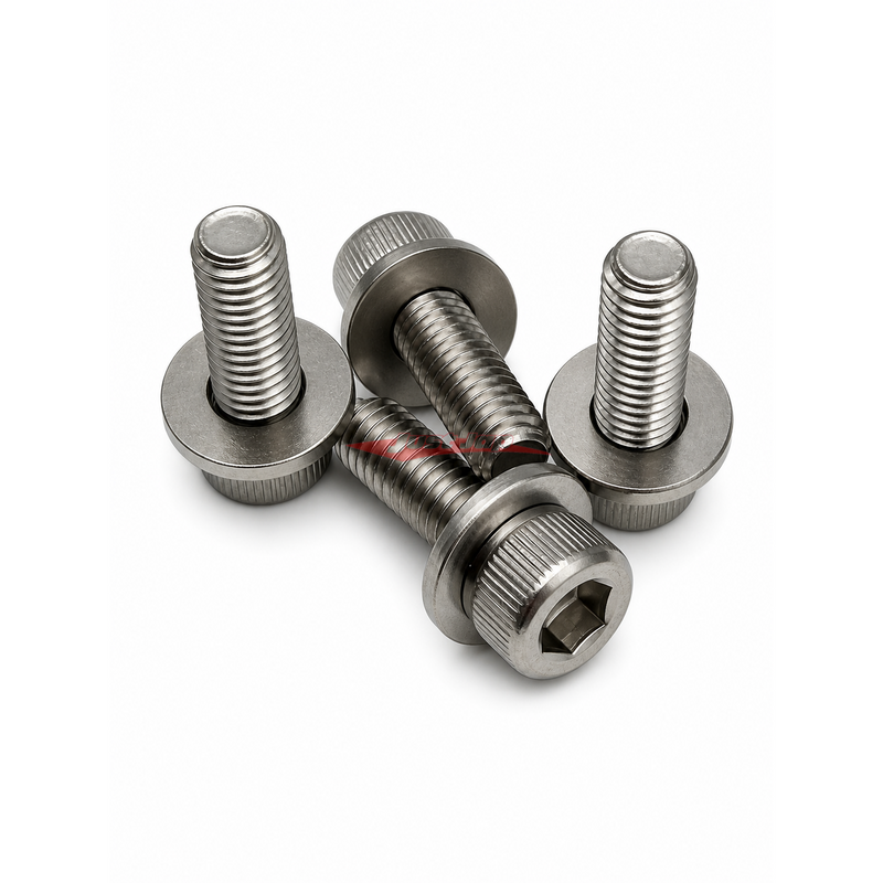 BC Racing Pillow Ball Camber Adjustable Top Mount Bolt & Washer Set - 4 Pieces