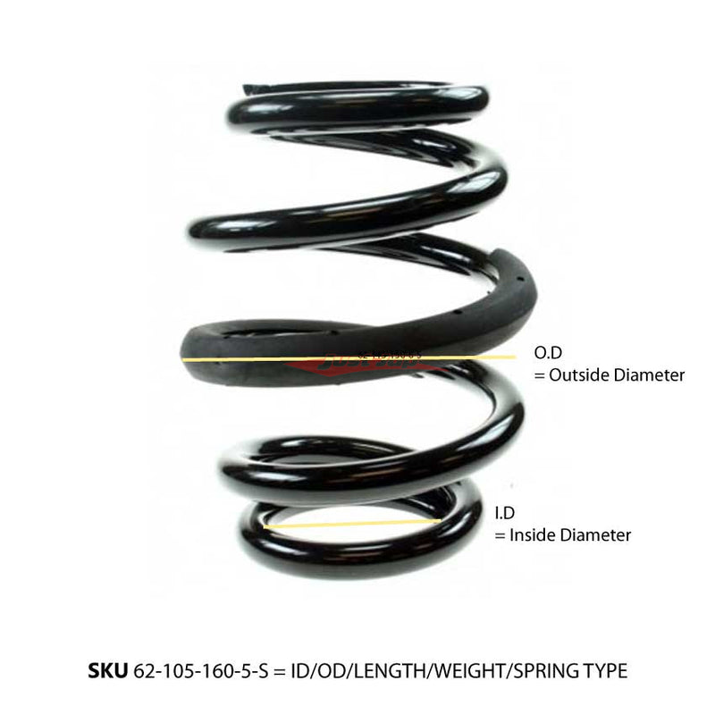 BC Racing Replacement S-Barrel Spring 12KG - 115mm / 140mm
