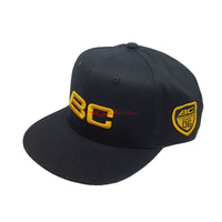 BC Racing Snapback Cap - Black / Gold Logo