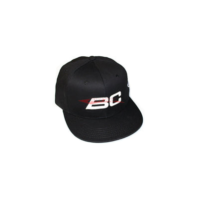 BC Racing Snapback Cap - Black / White Logo